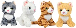 Toi-Toys gatto di peluche - morbido peluche 15cm per bambini