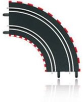 Carrera curva pista da corsa - 2 pezzi parti pista plastica 1:43-2