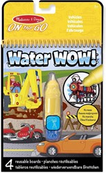 Water Wow! libro da colorare ad acqua veicoli giocattolo da viaggio riutilizzabile