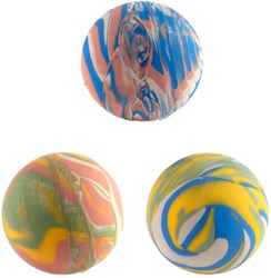 Jonotoys palla rimbalzante giocattolo marmo 4cm divertimento colorato