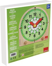 Jumbo orologio educativo in legno per bambini - orologio didattico