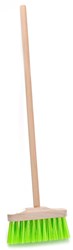 Playwood scopa bambini legno verde 57cm giocattolo giardino