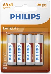Pile AA Philips - 4 pezzi alcaline penlite per giocattoli