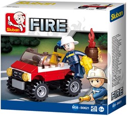 Sluban Sluban Jeep dei vigili del fuoco M38-B0621