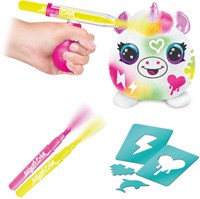 Airbrush Mystery Mini Peluche giocattolo sorpresa neon da decorare-3