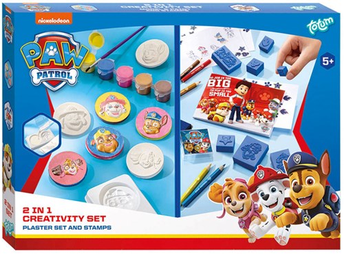 Bambolino Toys Paw Patrol set creativo gesso e timbri 2in1