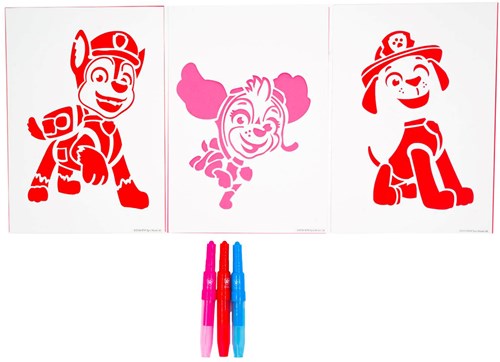 Canenco Paw Patrol set di penne spray - penne creative e stencil-2