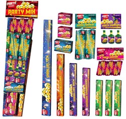 Twisk fuochi d'artificio per bambini party mix XL 70cm - 140 pezzi
