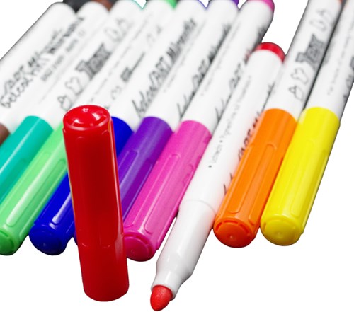 Eduplay set pennarelli per tessuti - 10 colori per bambini-2