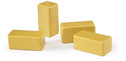 Bruder giocattolo fattoria balle di fieno - set di 4 balle quadrate