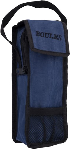 HOT Sports + Toys borsa per bocce blu per 3 palline in nylon