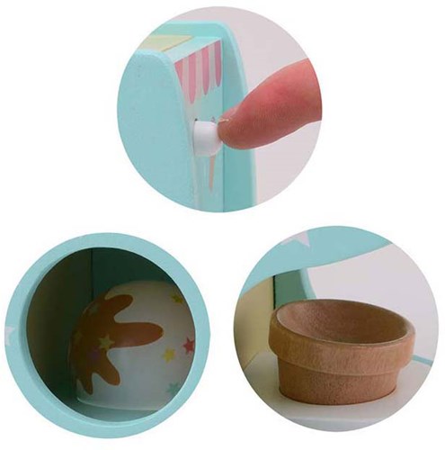 Jouéco gelatiera in legno con palline - gioco creativo e fantasioso-3