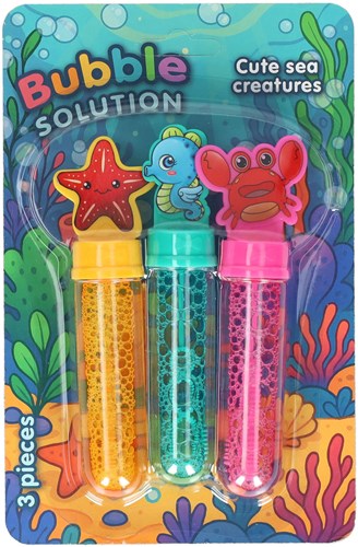 Johntoy animali marini bolle di sapone 3 pezzi 35ml gioco divertente-3