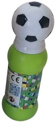 Giocattolo bolle di sapone calcio bianco 240ml per divertimento sportivo