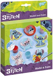 Totum Disney Stitch set di figure in gesso - dipingere e modellare