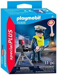 Playmobil Poliziotto - Set Controllo Velocità 70305 Special Plus