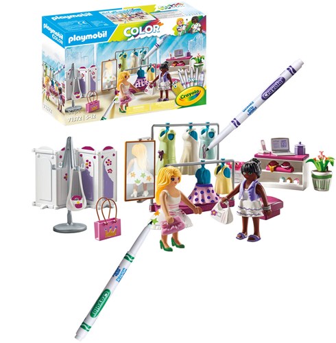 Playmobil Color boutique della moda - set creativo con accessori-3
