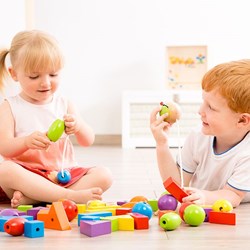 Beleduc gioco di costruzione XXL in legno Rondo Vario giocattolo educativo