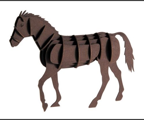 Modello di carta 3D FRIDOLIN - Cavallo-2