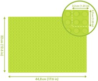 Hubelino base verde 560 perni - grande piastra base pista biglie-3