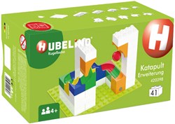 Hubelino pista per biglie set espansione catapulta - 41 pezzi - giocattolo STEM
