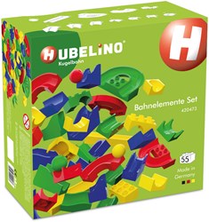 Hubelino set elementi pista per pista biglie - 55 pezzi - giocattolo espansione