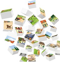 Hubelino puzzle blocchi fattoria 35 pezzi - giocattolo educativo-3
