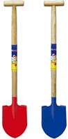 HOT Sports + Toys pala giocattolo con manico in legno e punta in metallo 60 cm