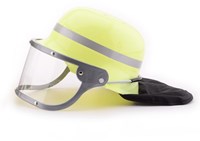 Johntoy casco pompiere giocattolo con visiera e striscia riflettente-2