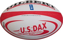 Gilbert pallone da rugby replica Dax club misura 5 - pallone da allenamento