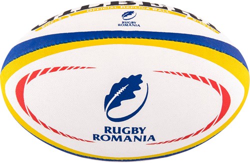 Gilbert pallone da rugby replica Romania misura 5 pallone da rugby