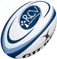 Gilbert pallone rugby replica Rc Vannes misura 5 multicolore allenamento