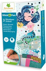Sycomore gioco mosaico Stick'N Fun XS Mosaïques Sirene creativo