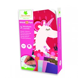 Sycomore giocattolo mosaico unicorno set creativo dai 5 anni