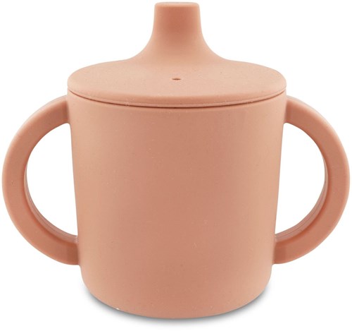 Trixie bicchiere con beccuccio in silicone rosa Mrs. Cat - tazza anti-perdita per bambini-2
