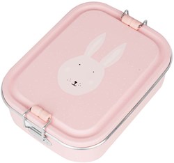 Trixie lunchbox piccola - portapranzo in acciaio inox per bambini - Mrs. Rabbit - rosa