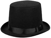 Boland - Cappello a cilindro nero - Feltro adulti - Glamour anni '20