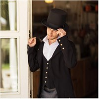Boland - Cappello a cilindro nero - Feltro adulti - Glamour anni '20-3