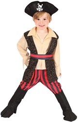Boland - Costume da pirata Rocco 3-4 anni - Travestimento pirata