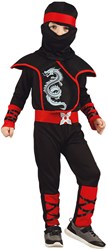 Boland costume ninja per bambini - 3-4 anni - Travestimento ninja
