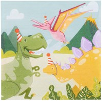 Boland tovaglioli di carta Dino party - dinosauro - decorazione festa-2