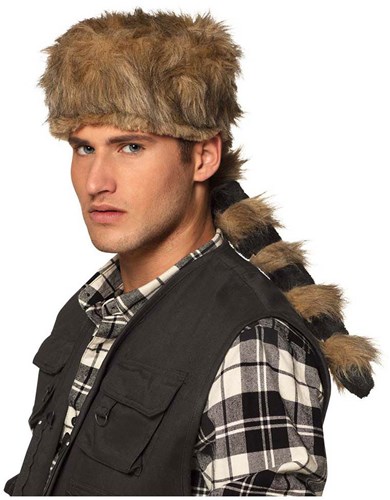 Boland cappello Alaska cacciatore - accessorio costume con coda in pelliccia sintetica-2