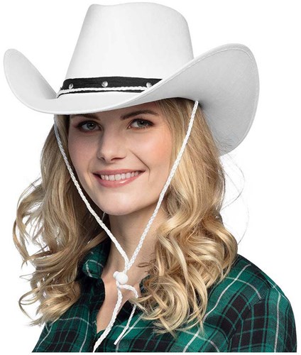 Boland cappello da cowboy bianco - Wichita cappello western adulti festival-2