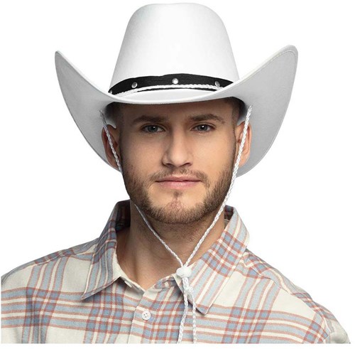 Boland cappello da cowboy bianco - Wichita cappello western adulti festival-3