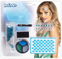 Boland set trucco sirena - kit trucco per bambini e adulti