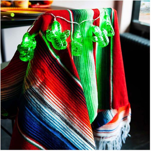 Boland poncho costume messicano carnevale adulti poliestere festa-2