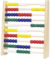 Goki abaco giocattolo educativo in legno colorato 25x29 cm