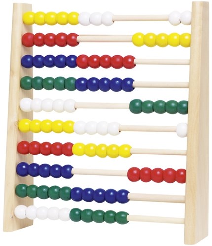 Goki abaco giocattolo educativo in legno colorato 25x29 cm