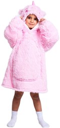 Noxxiez hoodie unicorno maglione coccoloso bambini 3-6 anni pile