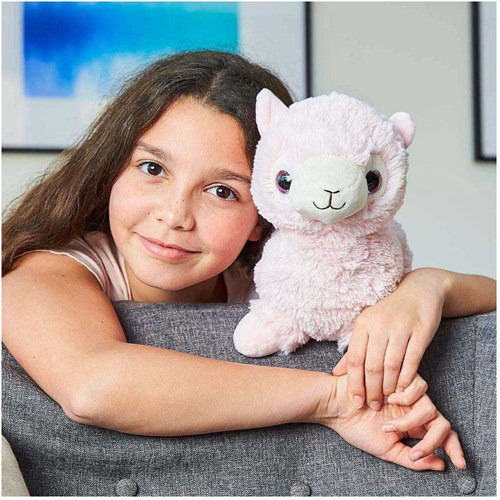 Warmies alpaca peluche termica profumo lavanda microonde rosa peluche-2